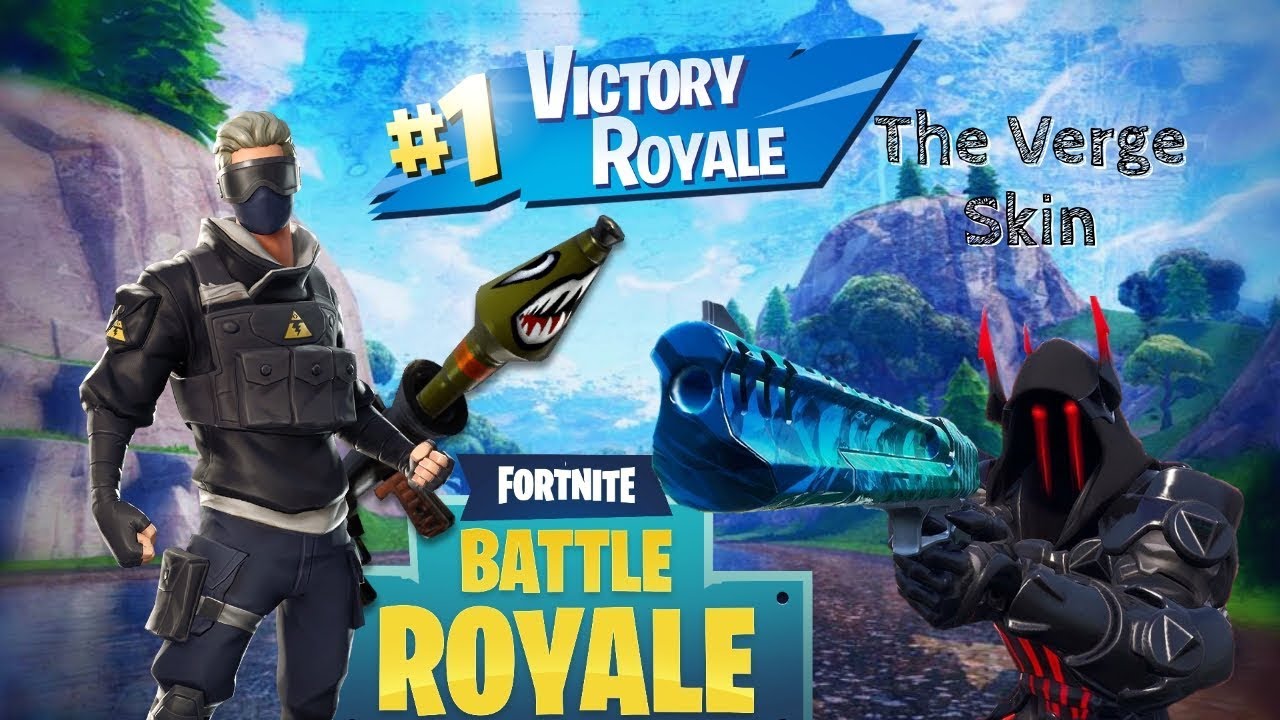 i bought the new verge 14 frags verge skin gameplay - fortnite verge skin gameplay