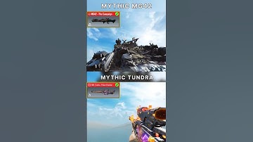 MYTHIC MG42 VS MYTHIC LW3 TUNDRA#callofduty #codmobile #shorts #codm