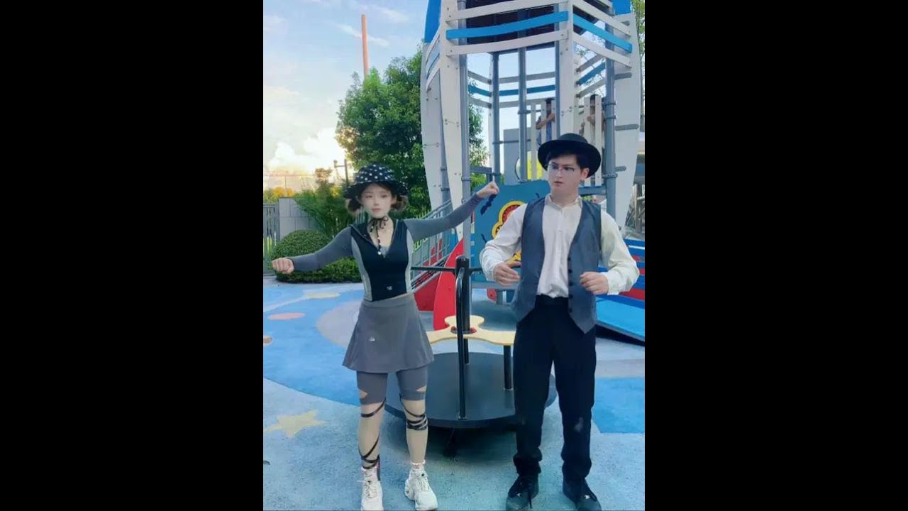 双人轻松小剧场 #搭档组合 #机械舞 #默剧