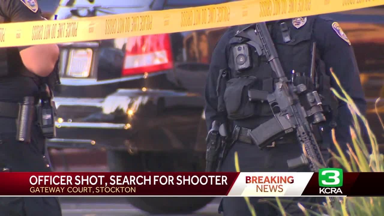 Large Stockton police presence hours after sergeant shot by suspected ...