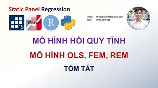 Static Panel 1 - POLS, FEM, REM tóm tắt lý thuyết