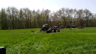 WW2 reenactment. Lowell, IN  Друга Світова війна реконструкція