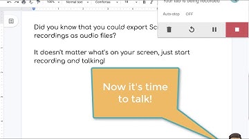 Pausable #EduGIF - Export Screencastify Recordings as Audio