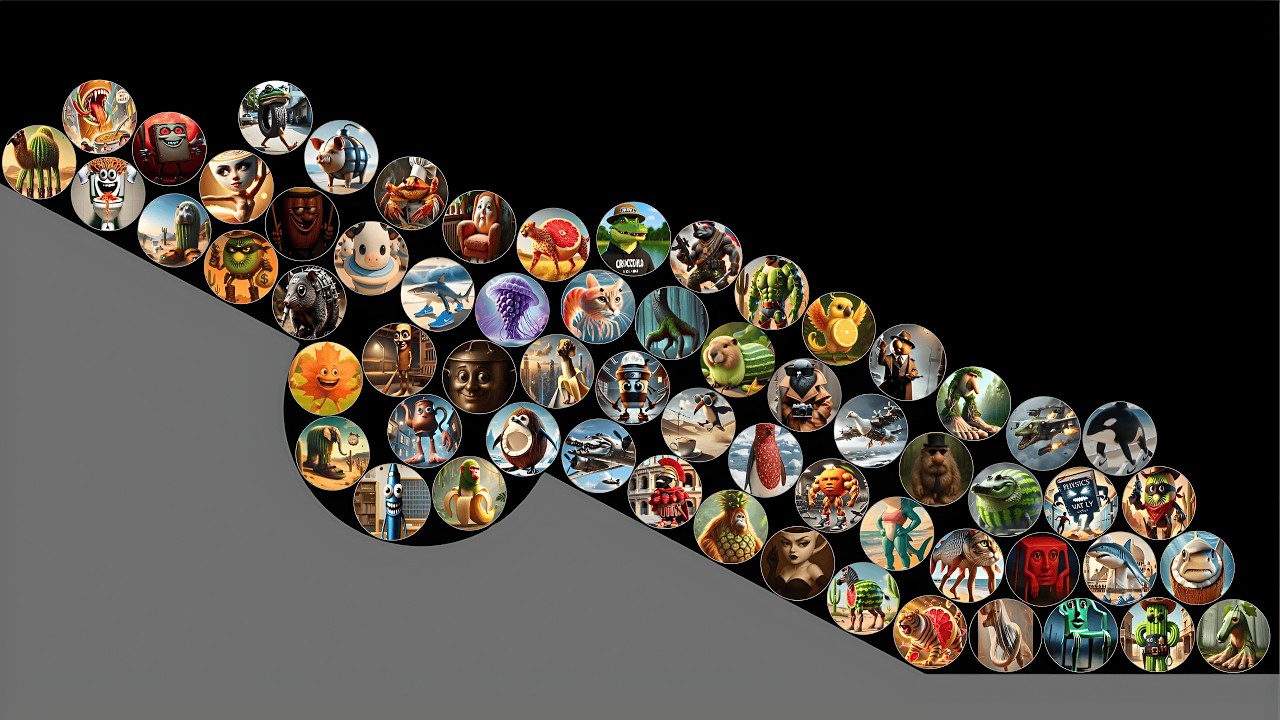 ( New Level ) ALL  62 Italian Brainrot Marble Race – Who Will Win ?