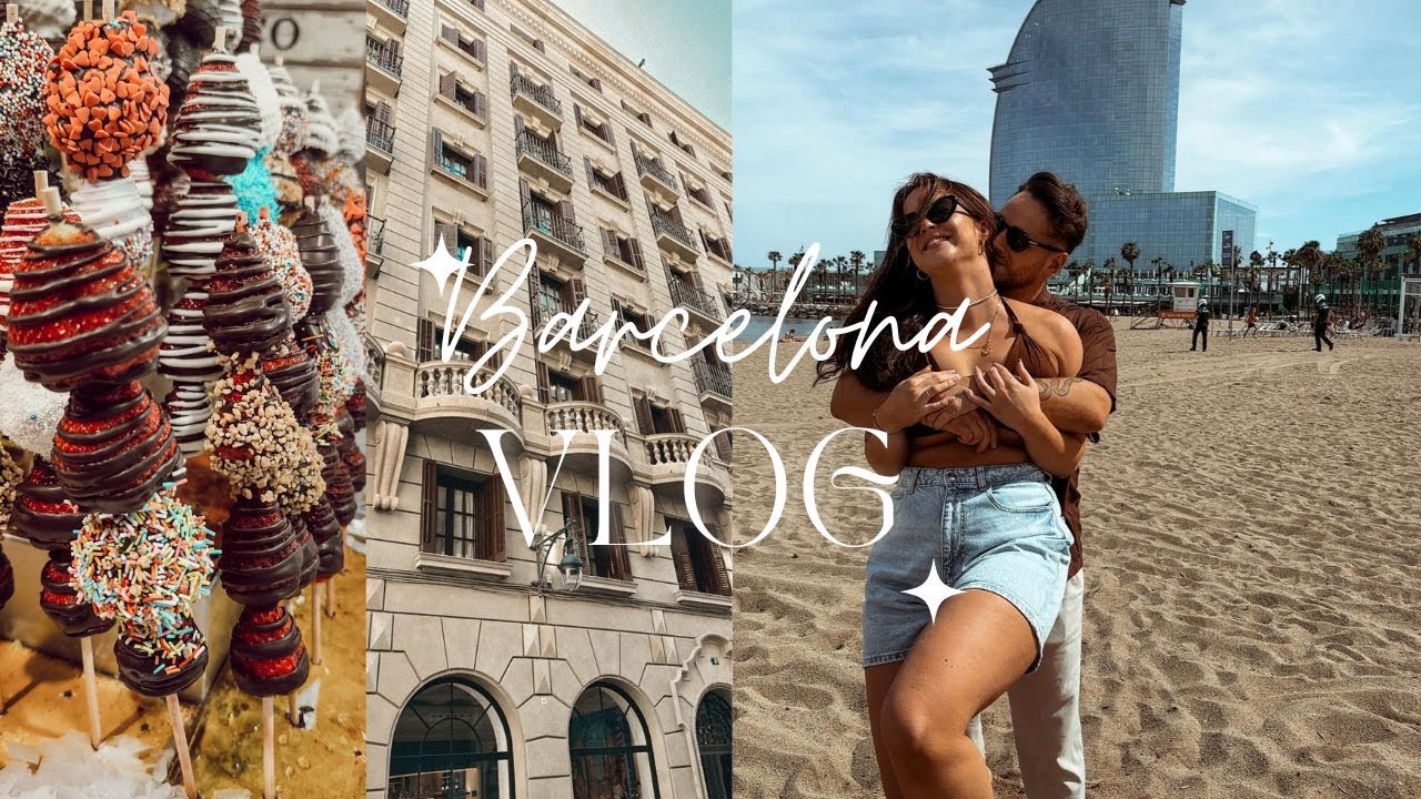 BARCELONA VLOG !! 🇪🇸 Foodspots, Mercat de la Boqueria, San Sebastian Beach 🌊