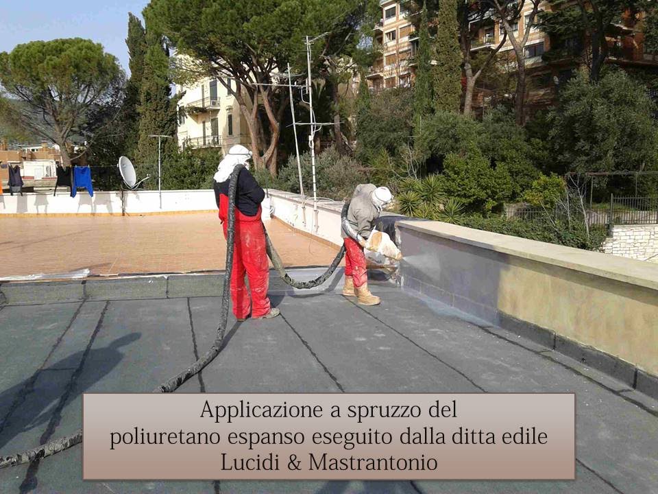 Poliuretano espanso a spruzzo impermeabilizzazione terrazzi e ... Impermeabilizzazione terrazzi roma