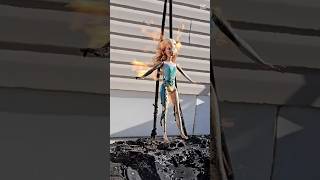 Burning Frozens Elsa Doll