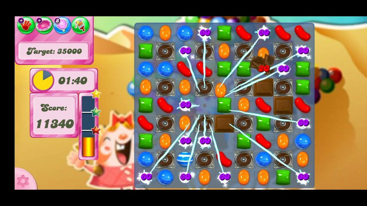 Candy Crush Saga Timed Level 166