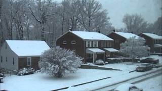 Time-Lapse Snowstorm (January 17 2008)