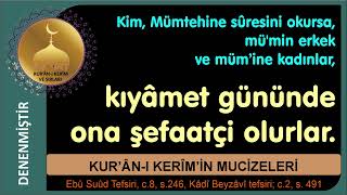 Kıyamet Günü Sizi Kim Kurtaracak? Bu Sır Kıyamet Günü Çok İşinize Yarayacak! 60. MÜMTEHINE SURESİ