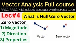 Famous what is Null vector | what is zero vector lec#4 #mathematics #ppsc#math lec #csirnet #video #phd Wealth