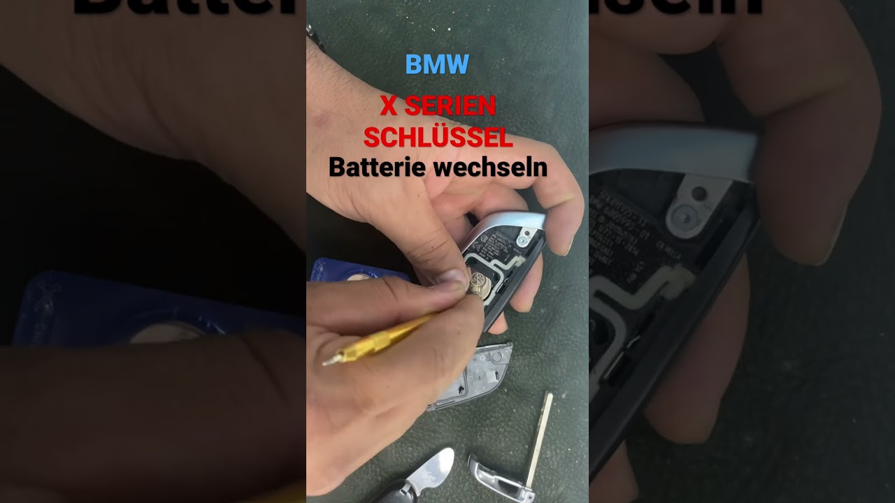 Bmw X1 Schlussel Batterie Wechseln