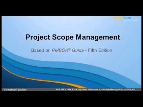 Project Scope Management 5th Edition | PMP Video Tutorials - Project Scope Management 5th Edition | PMP Video Tutorials