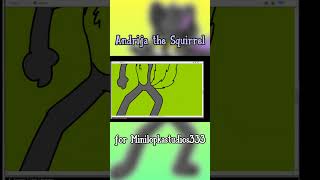 Andrija the Squirrel (for @minilopkastudios4711 ) #shorts #artist #illustration
