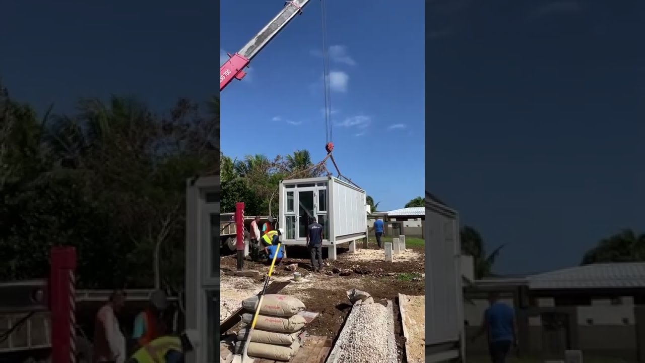 how to install a 20ft expandable container house?