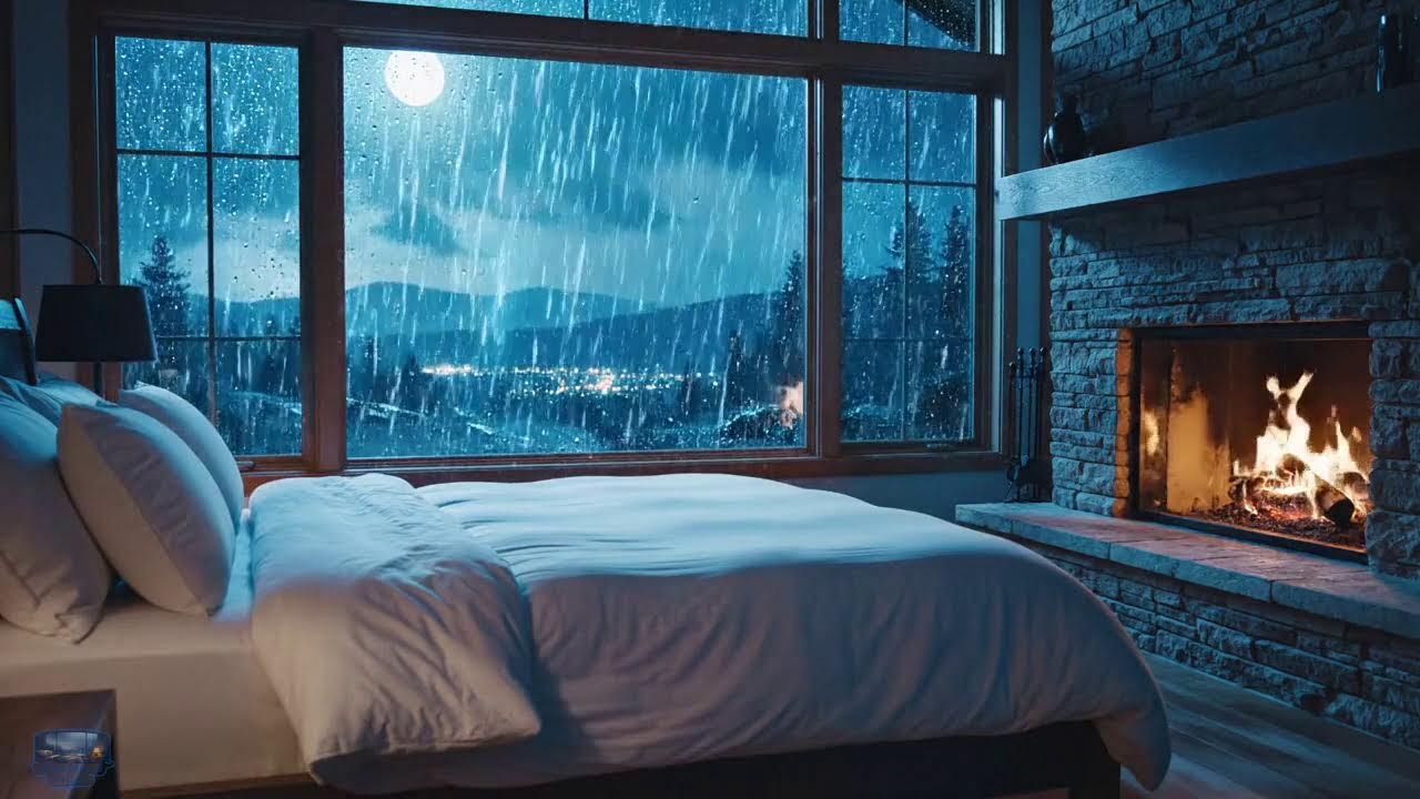 MAGIC SLEEP HACK! ✨ Rain Sounds & Thunder ASMR for Insomnia Relief & Calm Naps