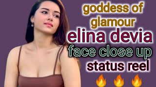 #109 goddess of glamour #elinadevia face close up   status real