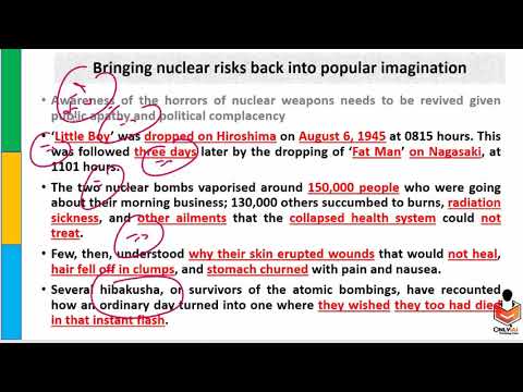 Bringing nuclear risks back into popular imagination | 10 aug