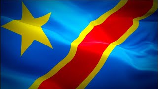 Congo flag closeup 1080p Full HD 1920X1080 footage video waving in wind. ‎DR Congo flag Full HD screenshot 5