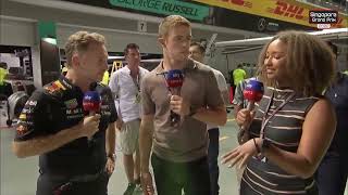 Christian Horner Post Race Interview | 2022 Singaporean Grand Prix