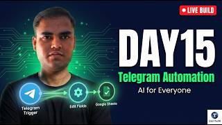 Auto-Log Every Telegram Post to Sheets Using n8n | Module 5 Complete! | AI for Everyone (Day 15)