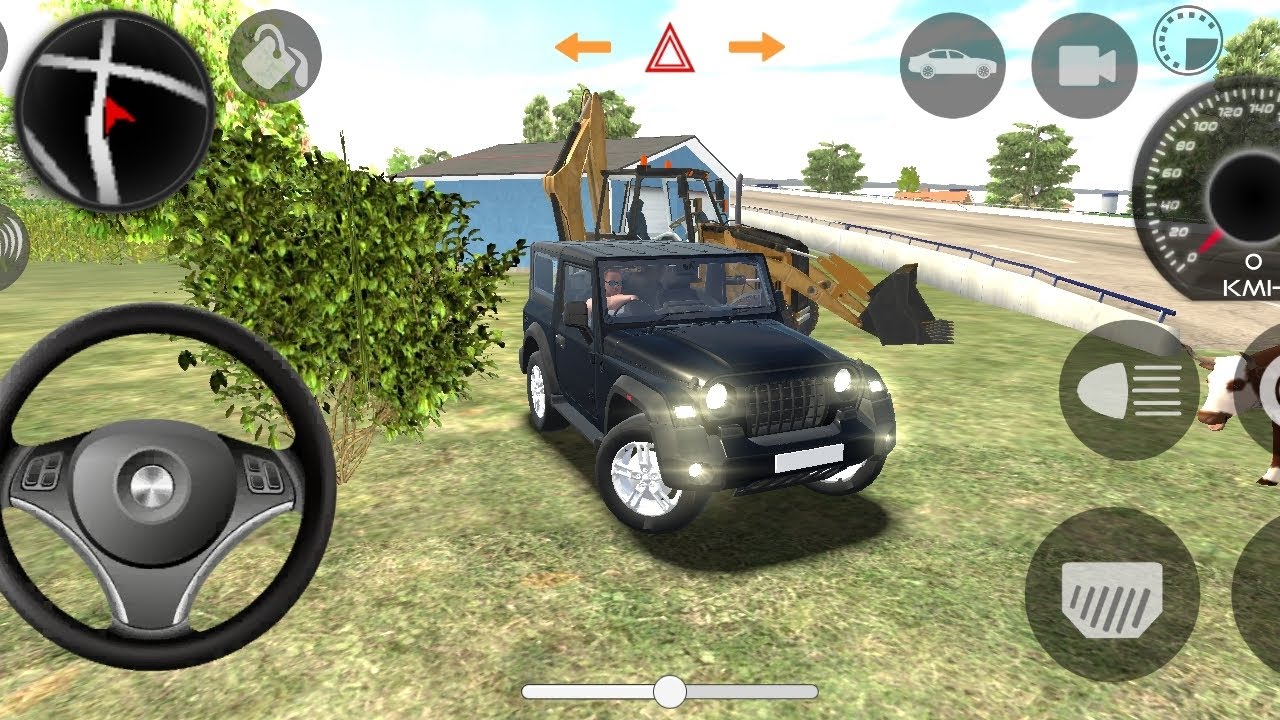 3D Indian Car Simulator (Mahindra Thar) Thar Car Driving Android Gameplay - BeamNG SK