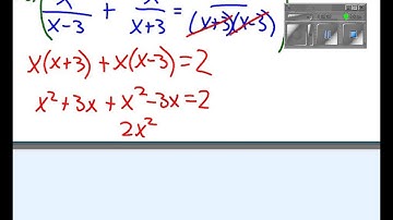 8-6 Part 1 Solving Rational Equations