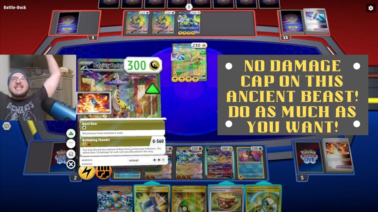 PTCGL Standard: Raging Bolt ex and Raikou V Tag Team for the Win!