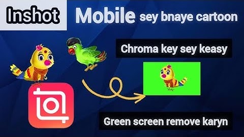 mobile se cartoon video kaise banaye | Inshot | how too remove green screen #cartoonvideokaisebanaye