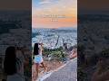 Going down the Mount Lycabettus and watching the amazing sunset, Athen Greece 🇬🇷