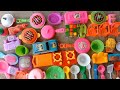 Diy unboxing kitchen Set l kitchen plastic set | mini cooking Kitchen set | Plastic Kitchen set | 16