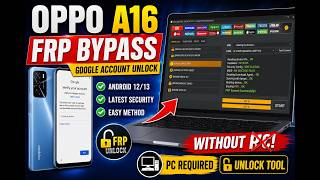 OPPO A16 FRP Bypass Android 12/13 | Google Account Unlock Without PC (2026)