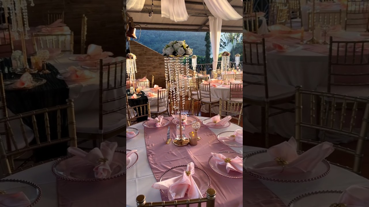 Chandelier Table Centrepieces 