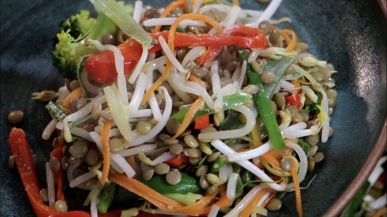 LENTEJAS SALTEADAS CON VERDURAS / MANOS A LA OBRA