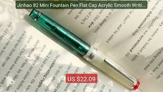 Jinhao 82 Mini Fountain Pen Flat Cap Acrylic Smooth Writing Ink Pe... — Best Deal 2026 | Shop Now!