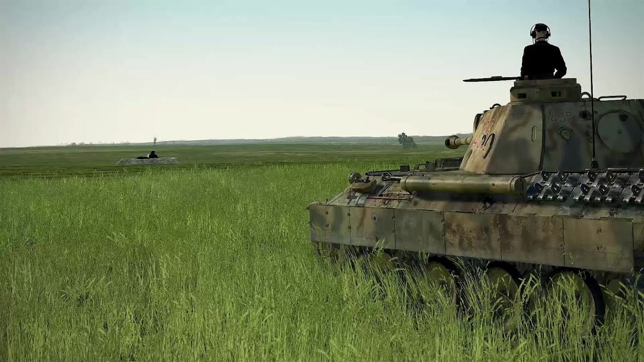 IL 2 STURMOVIK TANK CREW PANTHER AL ATAQUE