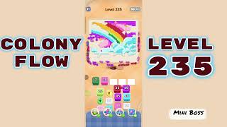 Colony Flow Level 235 Walkthrough 🐜 | Ant Colony Puzzle Gameplay | Mini Boss