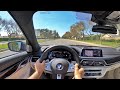 2020 BMW M760i xDrive POV Test Drive (3D Audio)(ASMR)