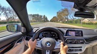 2020 BMW M760i xDrive POV Test Drive (3D Audio)(ASMR)