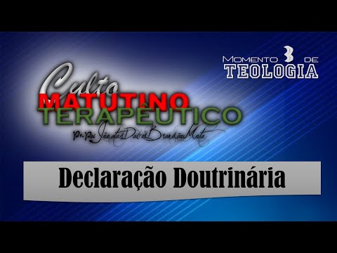 CULTO MATUTINO TERAPÊUTICO 0404… Os elementos da Ceia do Senhor