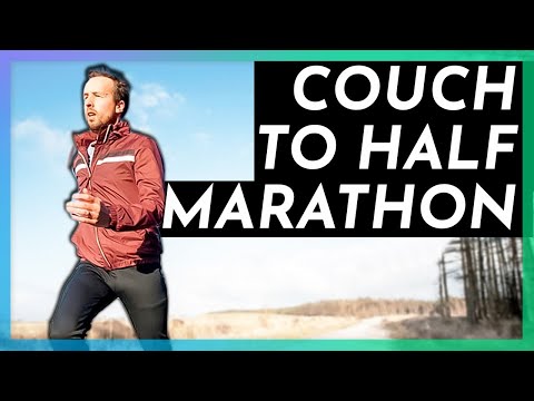 Couch to Half Marathon with 2 Runs Per Week 16 Week Training Plan