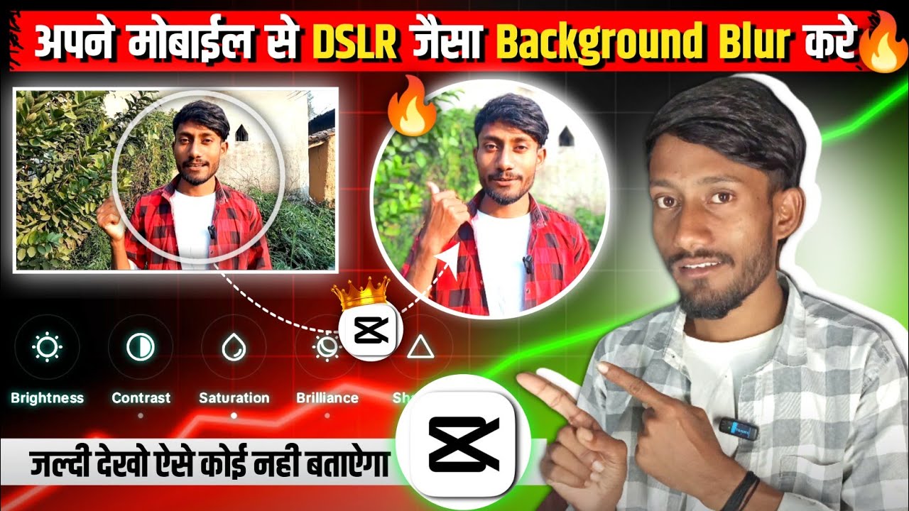 मोबाईल से DSLR जैसा Background Blur कैसे करे | Video 4K HD Kaise Kare | Capcut Video Editing