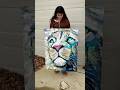 PAINTING a Message of COURAGE #painting #inspiration #lion #courage #artshorts #findinginspiration