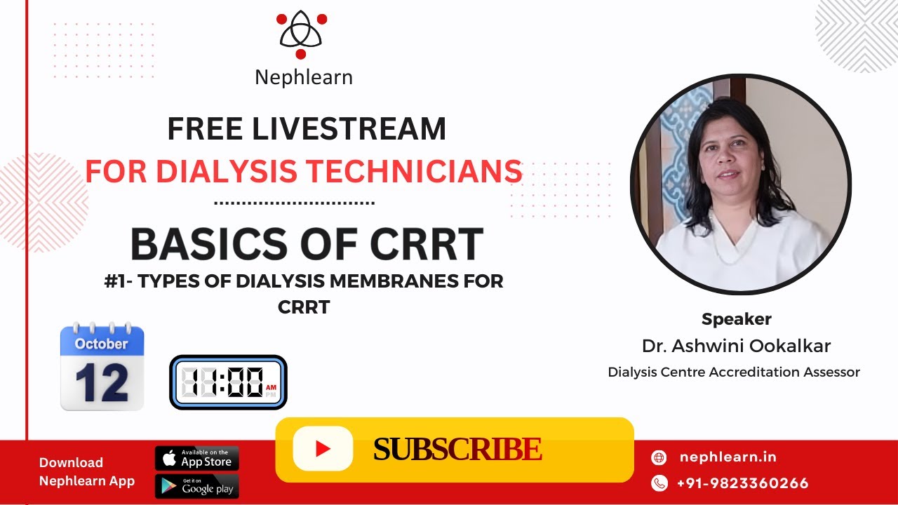 Basics of CRRT! #1 | Types of Dialysis Membranes in CRRT | 