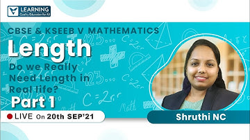 Class 5 Maths | Length | KSEEB | CBSE | By Shruthi Ma