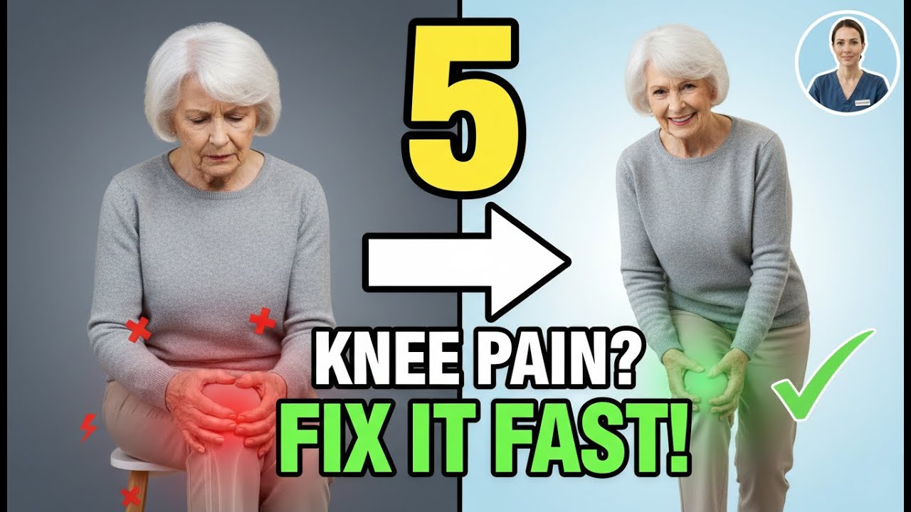 🦵Knee Pain After 50? Do THESE 5 Exercises