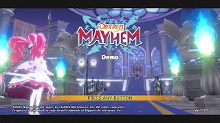 Disgaea Mayhem Demo: Alternate Title Screen