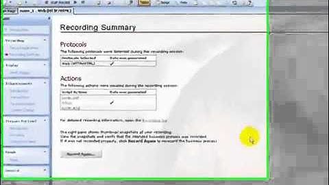 Tutorial 09  Load Runner Tutorial 9