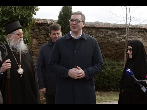 Вучић: У наредним годинама више ћу обилазити манастире у Србији