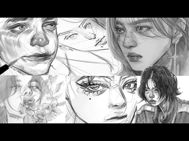 ✨ 1 HOUR PENCIL SOUND - FULL HOW I SKETCH ✨ class=